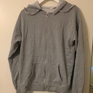 Full Tilt Gray Zip-Up Hoodie